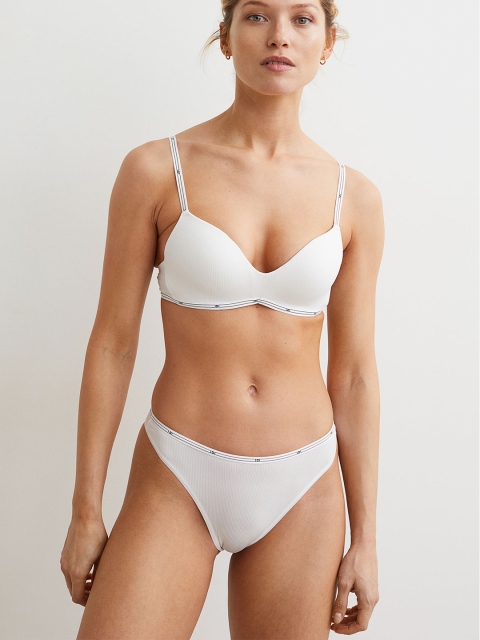 

H&M Woman White Non-wired push-up bra