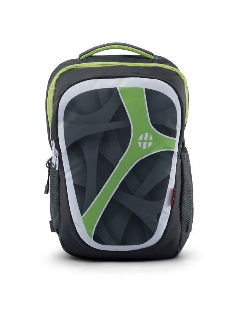 

Harissons Unisex Grey & Green Backpack