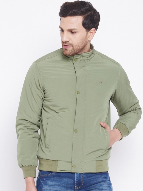 

Okane Men Olive Green Lightweight Padded Jacket