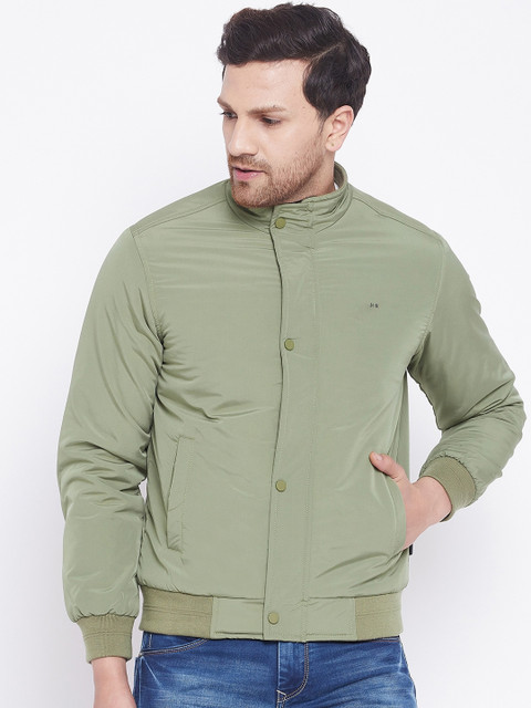 

Okane Men Olive Green Lightweight Padded Jacket