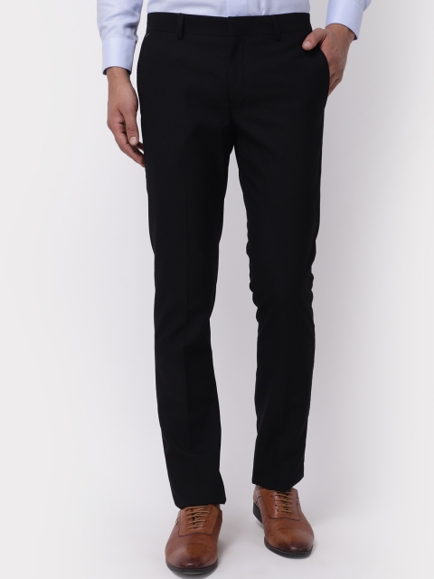 

Blackberrys Men Black Slim Fit Trousers