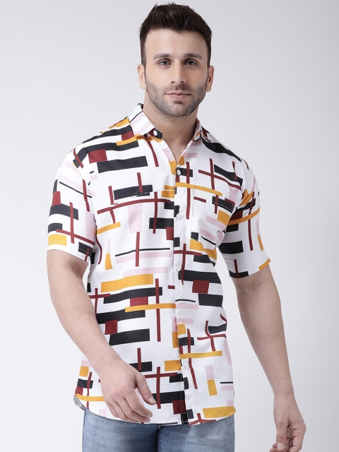 

KHADIO Men Multicoloured Printed Casual Shirt, Multi