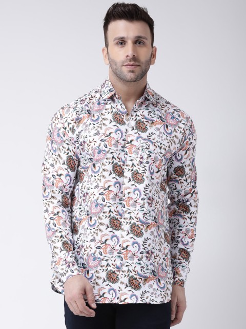 

KHADIO Men Multicoloured Floral Printed Casual Shirt, Multi