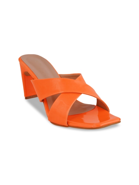 

SCENTRA Orange Block Sandals