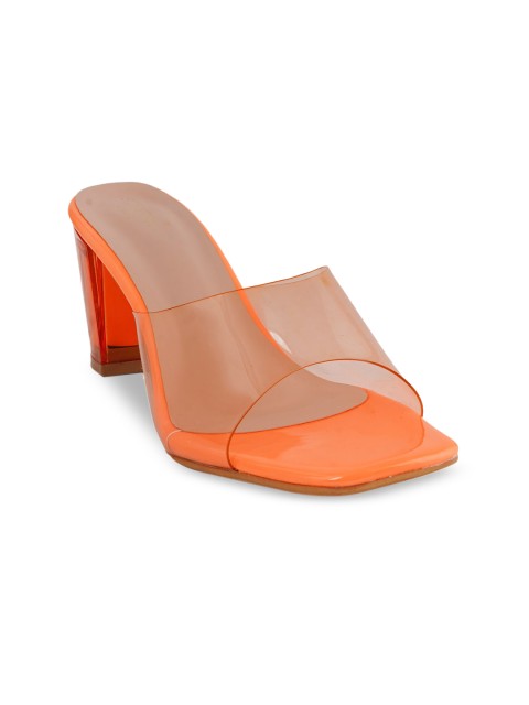 

SCENTRA Orange Block Sandals