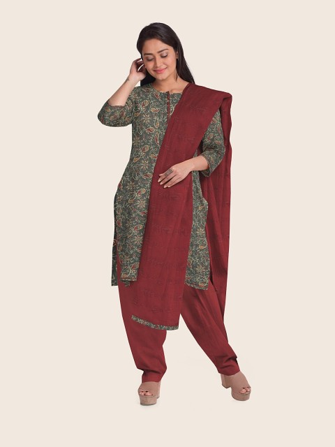 

Pothys Women Grey Unstitched Dress Material