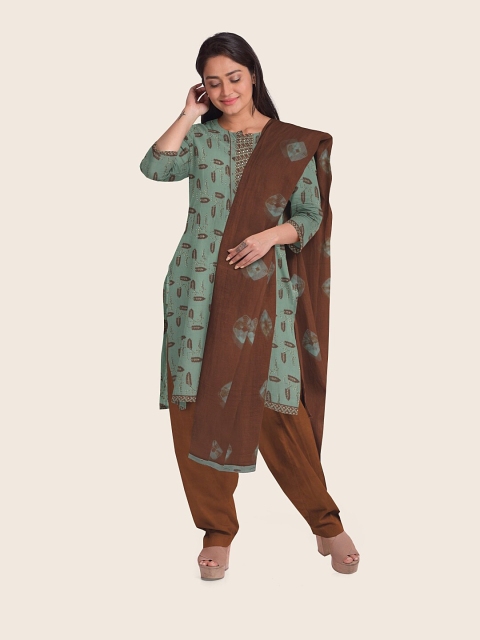 

Pothys Women Grey Unstitched Dress Material