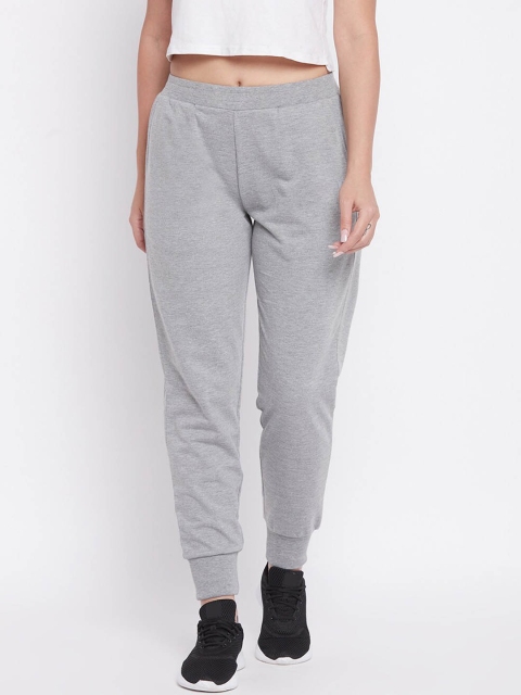 

Clovia Women Grey Cotton Comfort Fit Sports Joggers