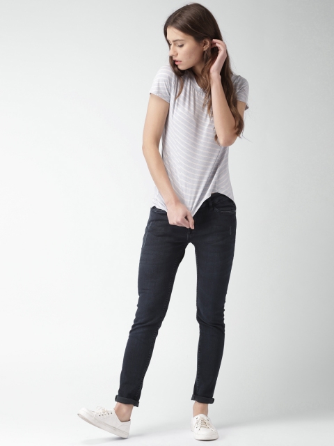

Mast & Harbour Women Navy Blue Skinny Fit Jeans