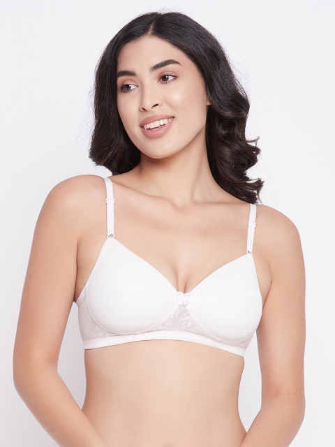

Clovia White Bra Lightly Padded