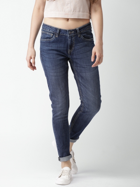 

Mast & Harbour Women Blue Skinny Stretchable Jeans