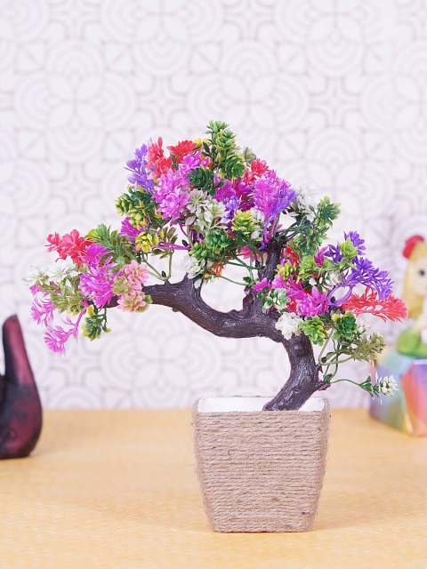 

Dekorly Beige & Green Artificial flower & Plant With Pot