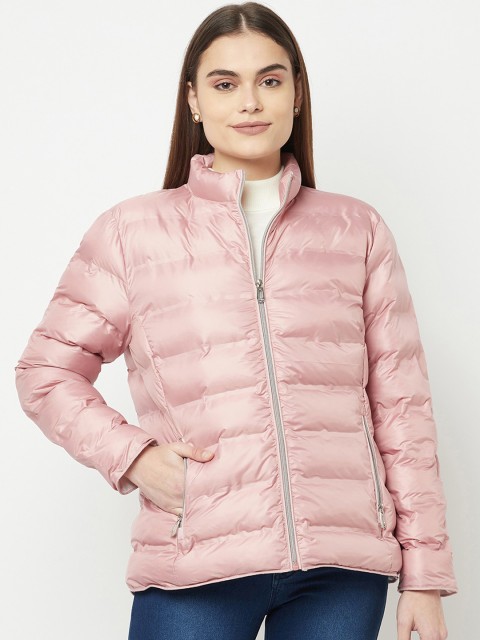 

METTLE Women Pink Puffer Jacket