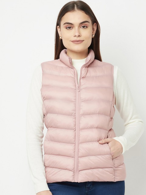 

METTLE Women Pink Puffer Jacket