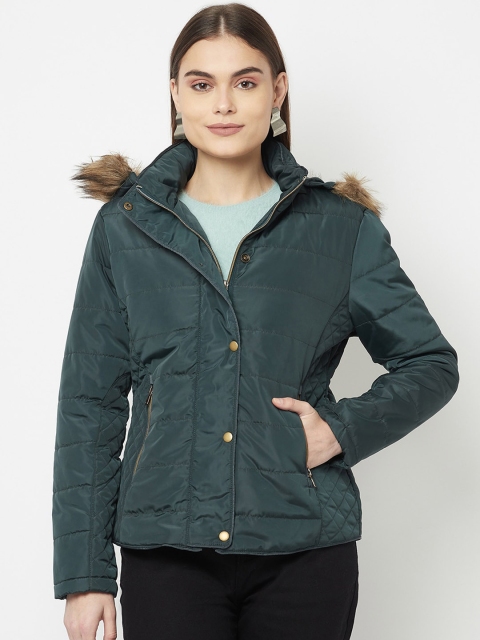 

METTLE Women Blue Puffer Jacket