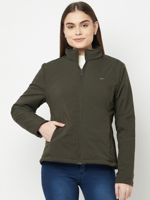 

METTLE Women Olive Green Tailored Jacket