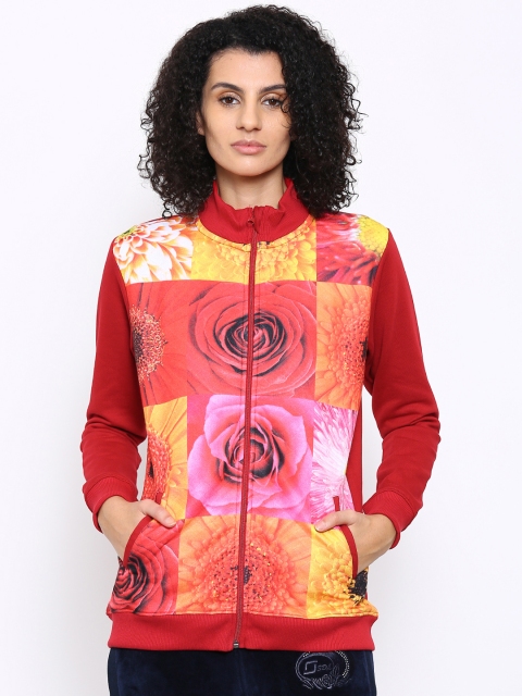 

SDL by Sweet Dreams Red Printed Jacket