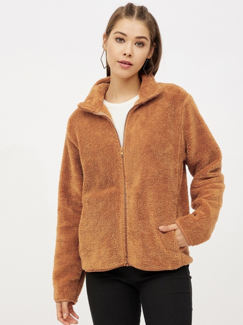 

Harpa Women Tan Fleece Sweatshirt