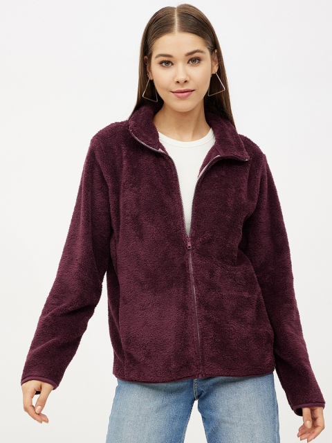 

Harpa Women Burgundy Fleece Sweatshirt