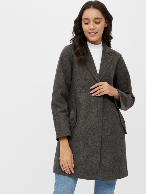 

Harpa Women Grey Longline Tailored Jacket