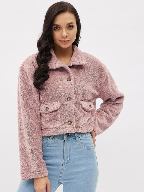 

Harpa Women Pink Fleece Sweatshirt