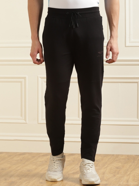 

HACKETT LONDON Men Black Solid Pure Cotton Joggers