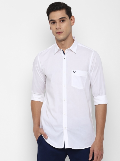 

Allen Solly Men White Solid Fit Casual Shirt