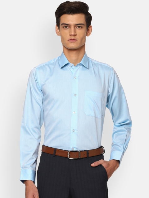 

Louis Philippe Men Blue Slim Fit Printed Formal Shirt