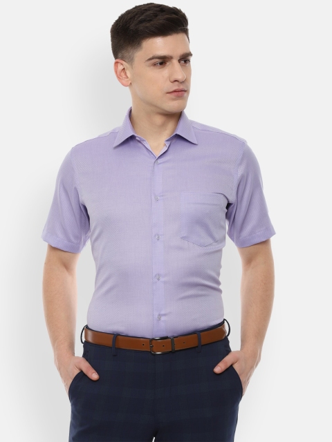 

Van Heusen Men Purple Casual Shirt