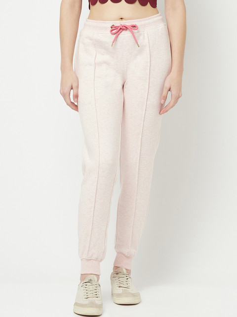 

METTLE Women Pink Cotton Joggers