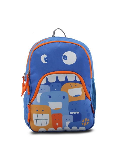 

Harissons Unisex Blue & Orange Graphic Backpack