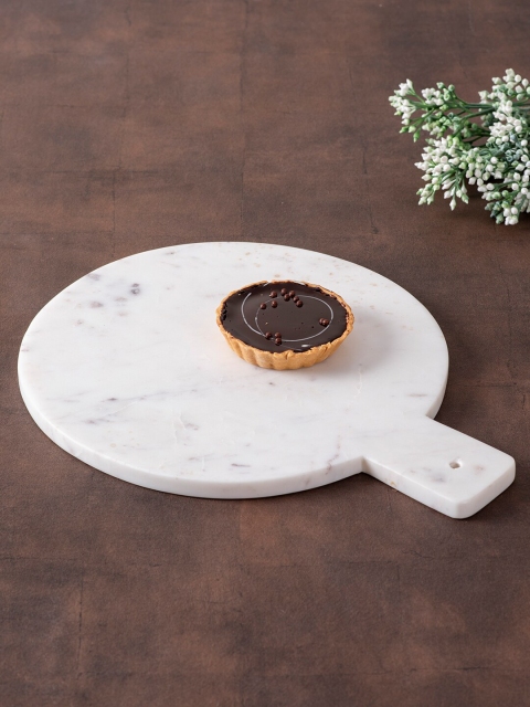 

nestroots White Solid Serving Platter