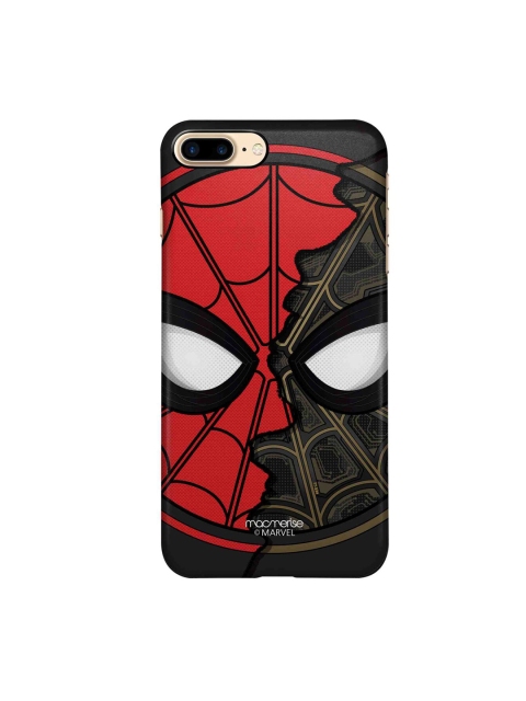 

macmerise Red & Black Spider-Man Print Sleek iPhone 8 Plus Back Case