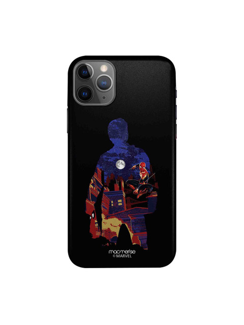 

macmerise Black & Blue Spider-Man Print Sleek iPhone 11 Pro Back Case
