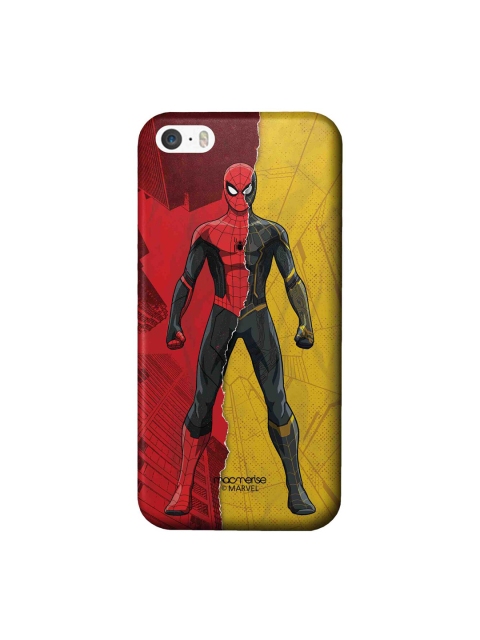 

Macmerise Black & Gold-Toned Printed Peter Sleek iPhone SE Back Case