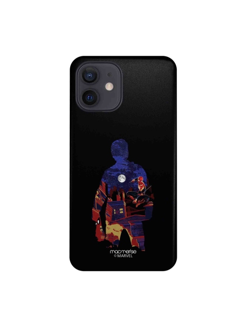 

Macmerise Black & Blue Spiderman Printed iPhone12 Back Case