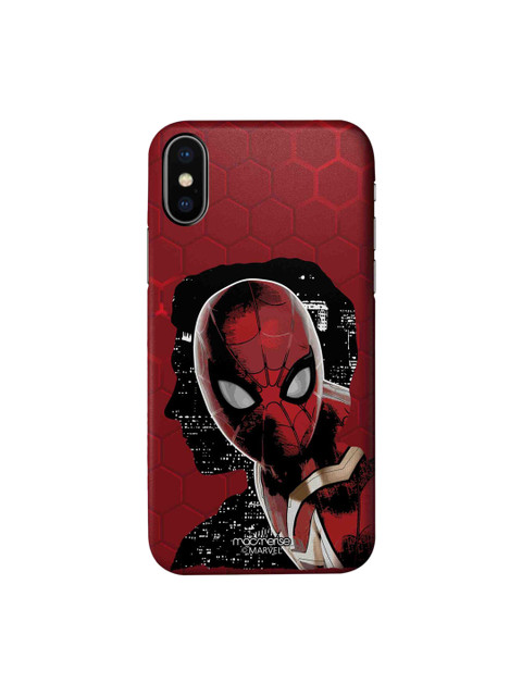 

Macmerise Red & Black Printed Public Enemy Spidey Sleek iPhone XS Back Case