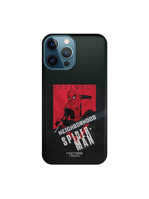 

macmerise Black & Red Printed Neighborhood Spiderman iPhone 12 Pro Max Back Case
