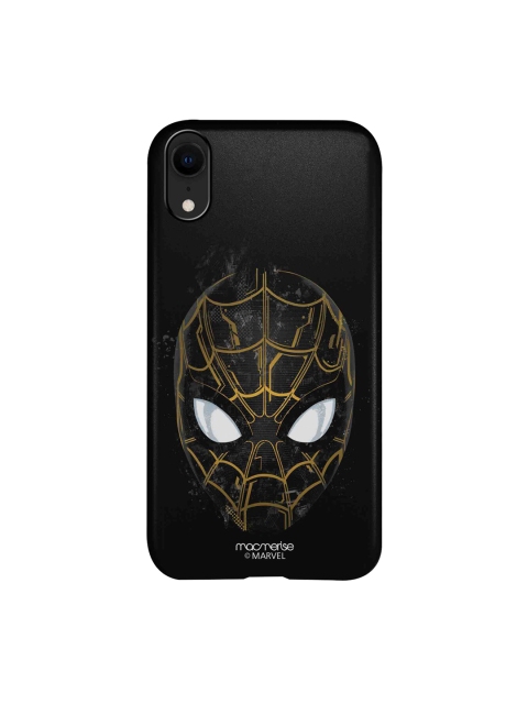 

macmerise Black & Gold-Toned Spider-Man Print Sleek iPhone XR Back Case