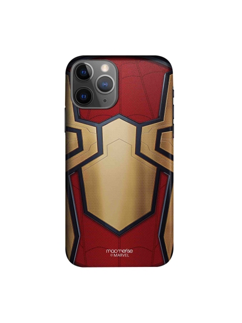 

Macmerise Red & Yellow Integrated Spider Logo iPhone 11 Pro Max Sleek Back Cover