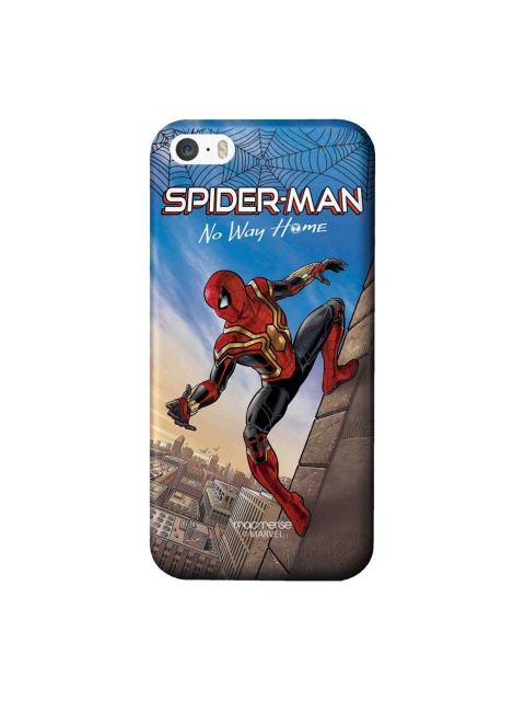 

Macmerise Red & Blue No Way Home Spidey Printed iPhone SE Back Cover