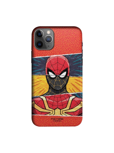 

macmerise Red & Yellow Spiderman Engage iPhone 11 Pro Sleek Back Cover, Multi