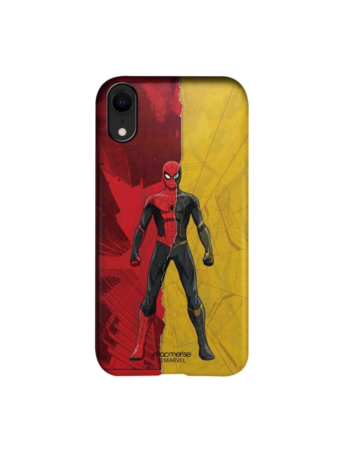 

macmerise Red & Yellow Spiderman Printed iPhone XR Sleek Back Cover