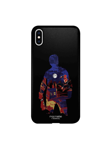

macmerise Black & Red Spidey Town iPhone Xs Max Sleek Back Case