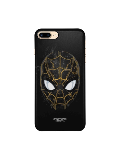 

macmerise Black & Yellow Printed Spidey Black and Gold Sleek iPhone 8 Plus Back Case