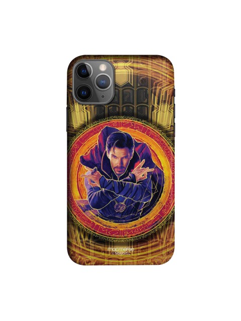 

Macmerise Yellow & Purple Doctor Strange Printed iPhone 11 Pro Back Cover