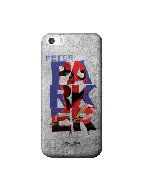 

Macmerise Grey & Blue Peter Parker iPhone SE Back Case