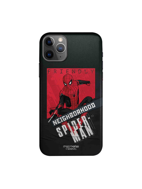

macmerise Red & Black Neighborhood Spiderman iPhone 11 Pro Sleek Back Cover