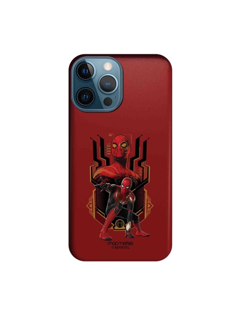 

macmerise Red & Black Spidey Strikes iPhone 12 Pro Max Back Case