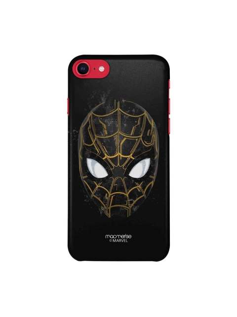 

macmerise Black & Gold-Toned Spider-Man Print Sleek iPhone SE Back Case